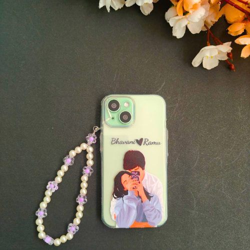 Lavender And Blue Beaded Charm Combo