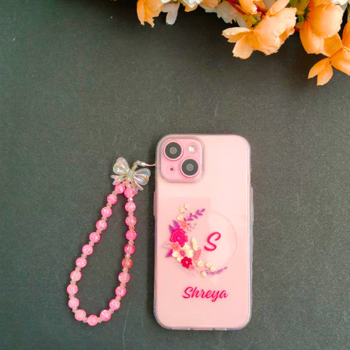 Cute Pink Crystal Handmade Charm Combo