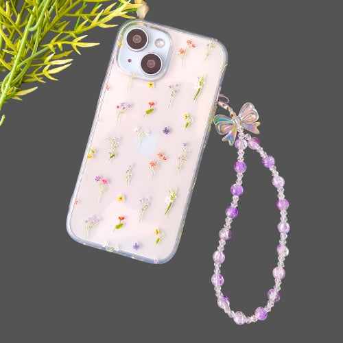 Cute Lavender butterfly Charm Aesthetic Phone Charm Design (216)