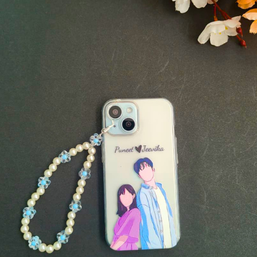 Lavender And Blue Beaded Charm Combo
