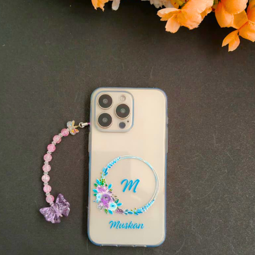 Aqua Green And Lavender Bow Charm Combo