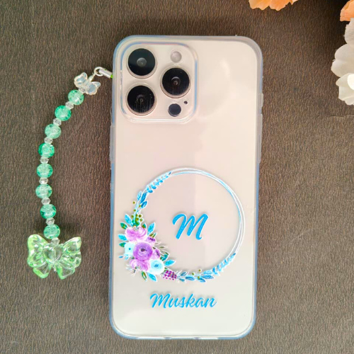 Aqua Green And Lavender Bow Charm Combo