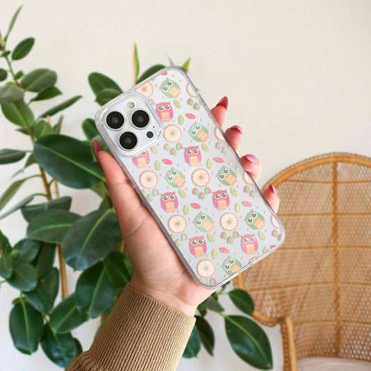 Aesthetic Cute Pattern Transparent Silicon Case Design 7