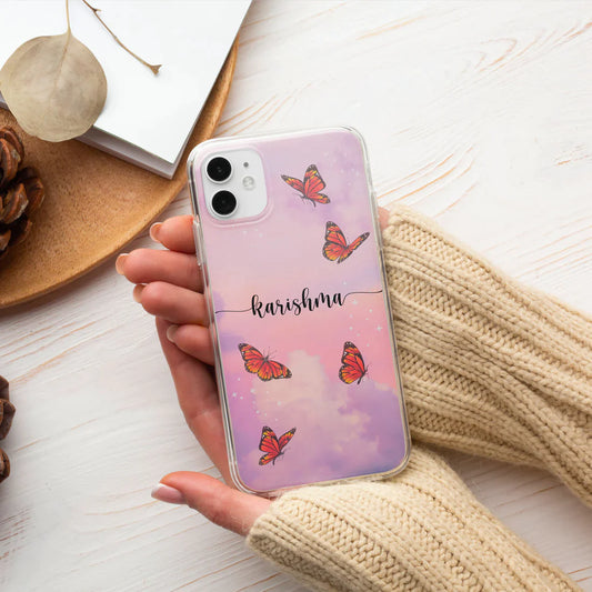 Butterfly Pattern Name Case Design 1