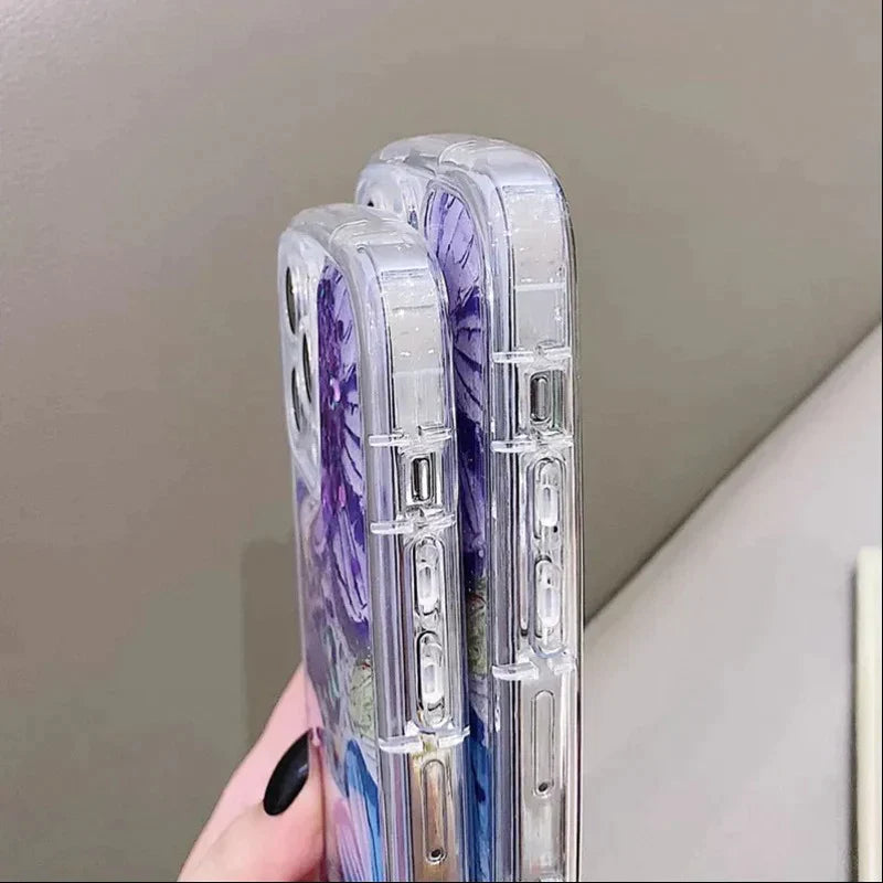 Luxury Floral Glitter Phone Case & Cover