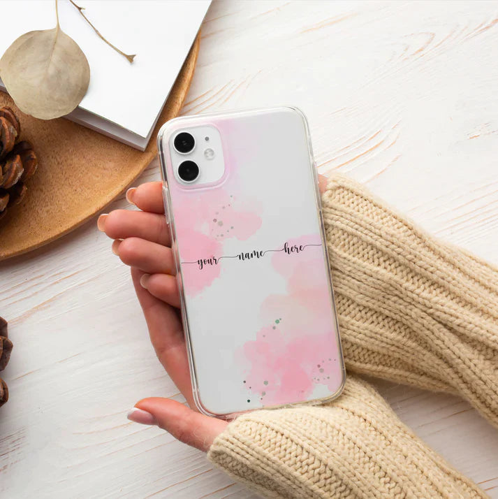 Aesthetic Water Art Name Case Design 4