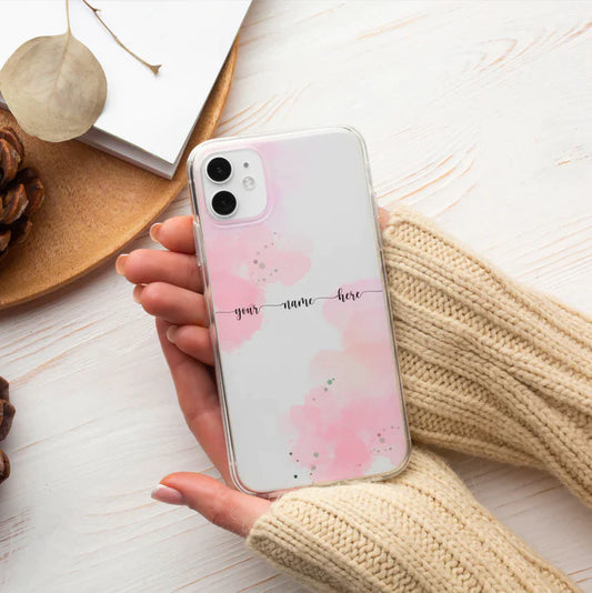 Aesthetic Water Art Name Case Design 4