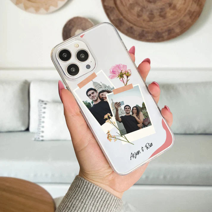 Couple Custom Photo Clear Case Design 7