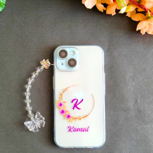 Cute Lavender & White Crystal Charm Combo