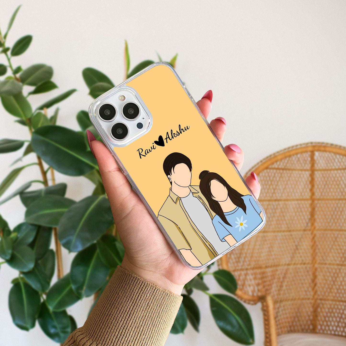 Cute Couple Name Case Design 20