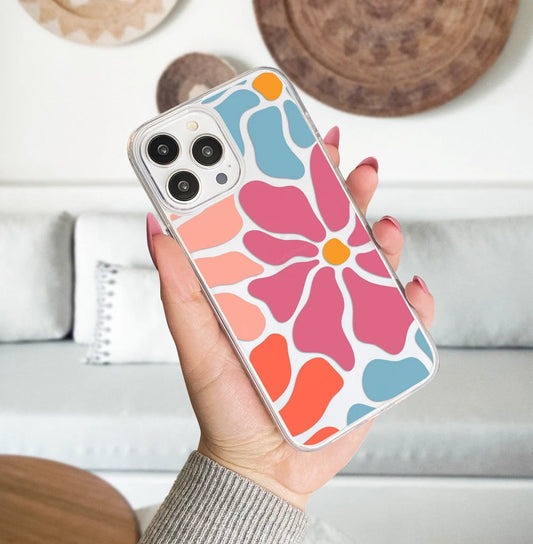 Pastel Bloom Abstract Phone Case 3