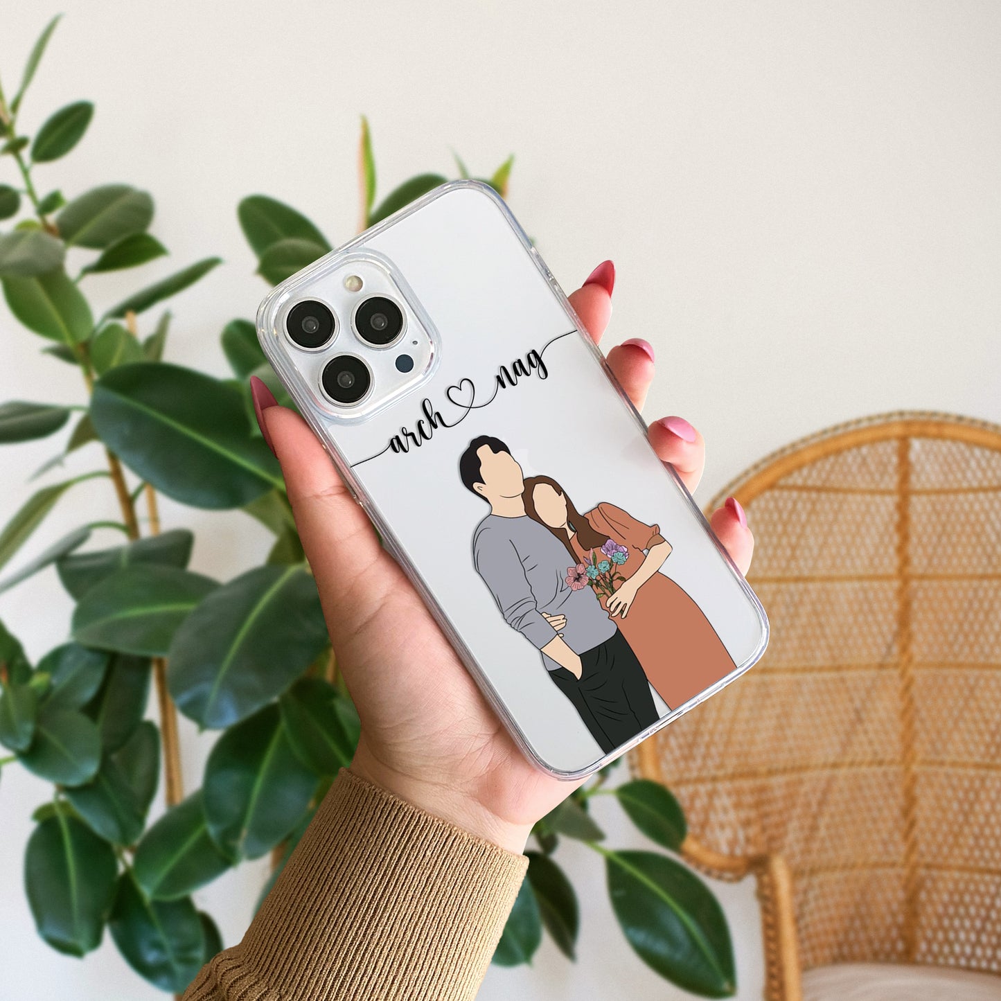 Cute Couple Name Case Design 2