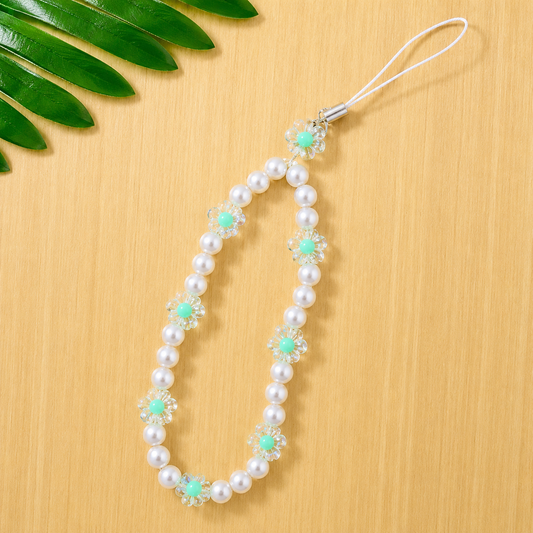 Elegant Mint green Blossom Phone Charm