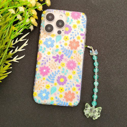 Cute Aqua Blue Butterfly Aesthetic Phone Charm Design (203)