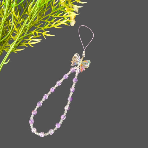 Cute Lavender butterfly Charm Aesthetic Phone Charm Design (216)