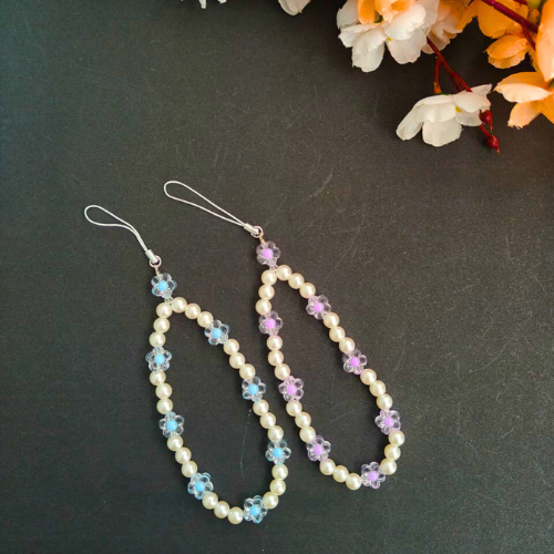 Lavender And Blue Beaded Charm Combo