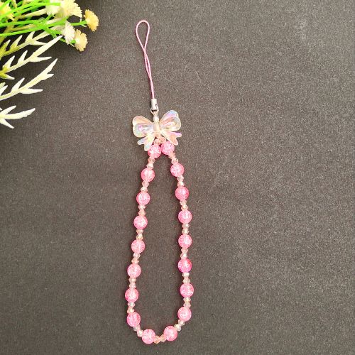 Cute Pink Butterfly Aesthetic Phone Charm Design (202)
