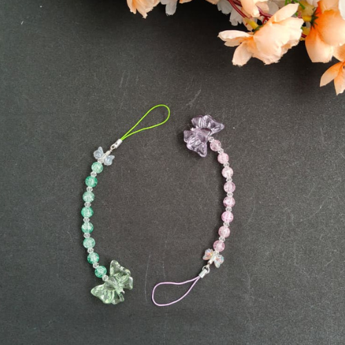 Aqua Green And Lavender Bow Charm Combo