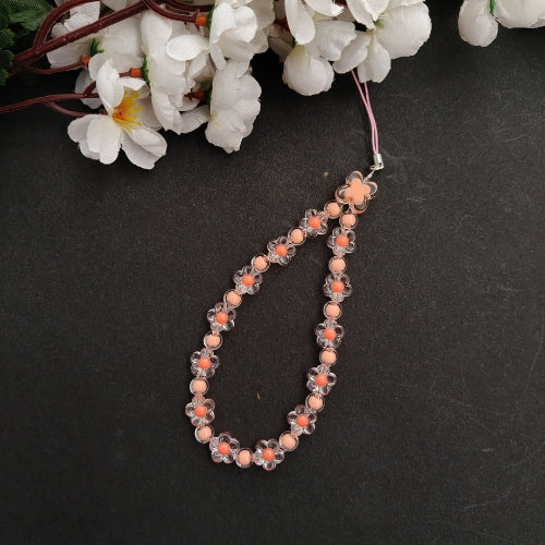 Cute Floral Orange Charm Aesthetic Phone Charm Design (215)