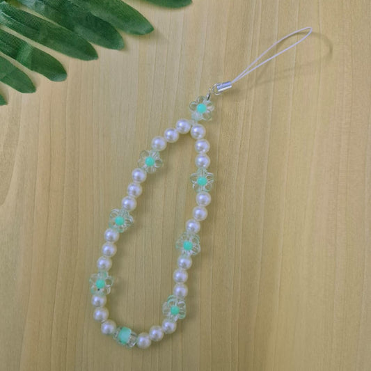 Elegant Mint green Blossom Phone Charm