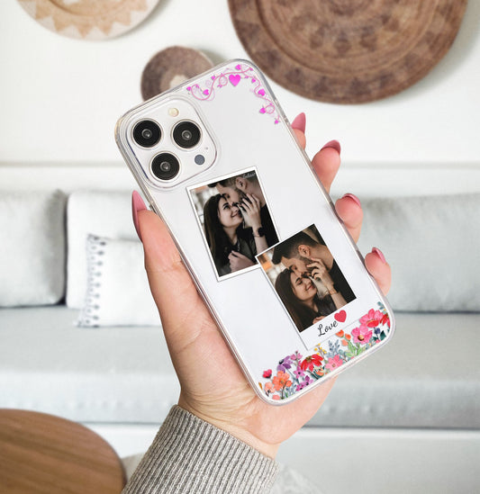 Couple Custom Photo Clear Case Design 14