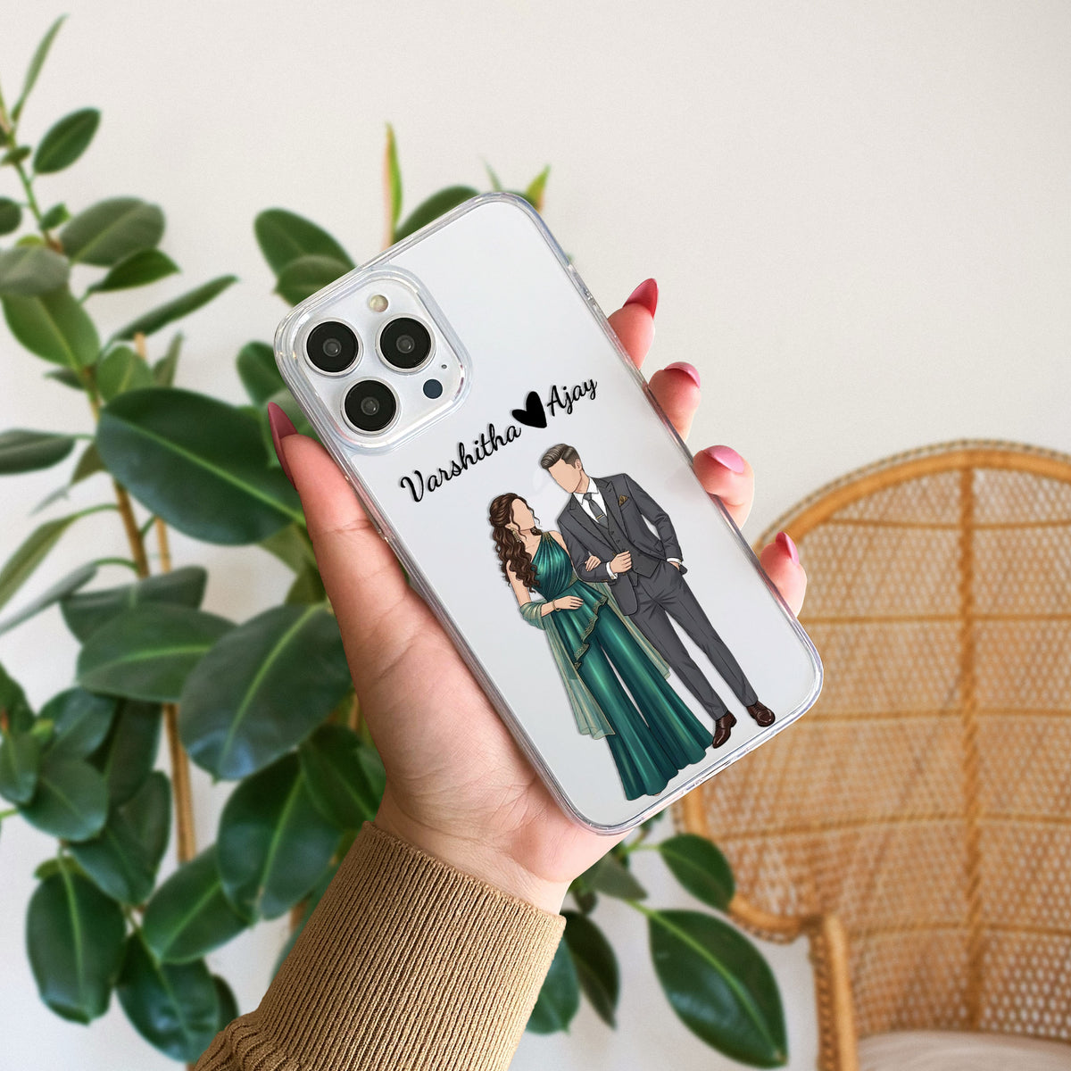 Cute Couple Name Case Design 25