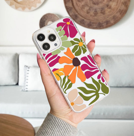 Pastel Bloom Abstract Phone Case 7