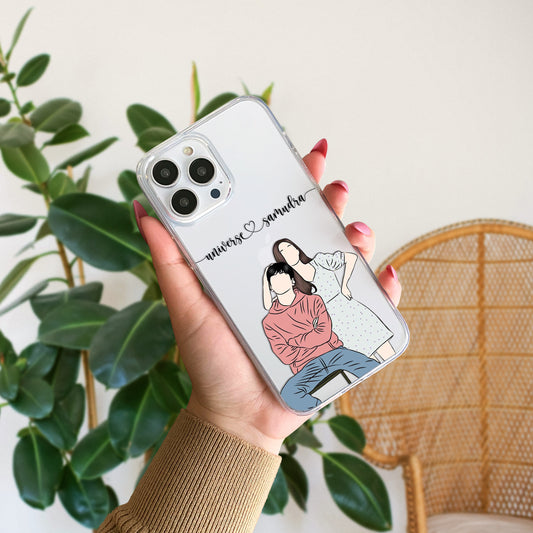 Cute Couple Name Case Design 12