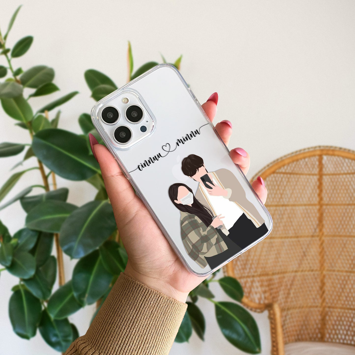 Cute Couple Name Case Design 14