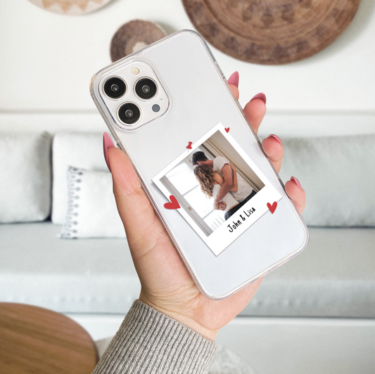Your Memories, Your Case Customized Transparent Silicone Phone Case