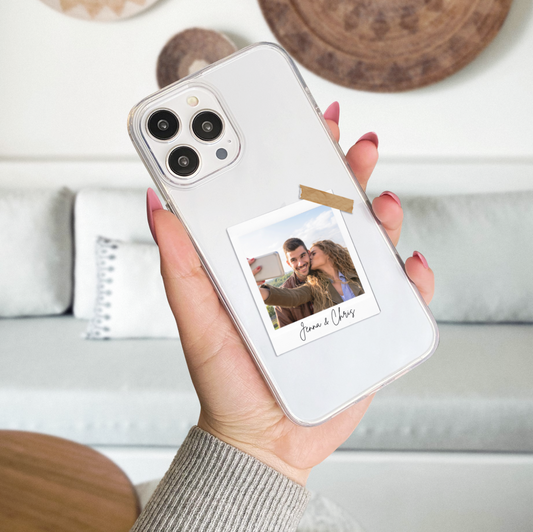 Capture the Moment Customized Transparent Silicone Phone Case
