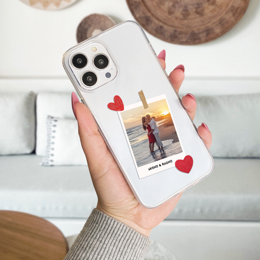 Your Cherished Photo Customized Transparent Silicone Phone Case