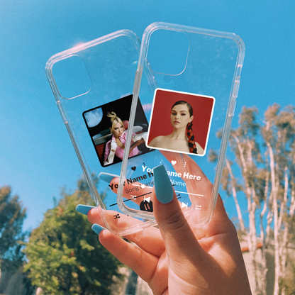 Spotify Custom Transparent Soft Silicone Phone Case